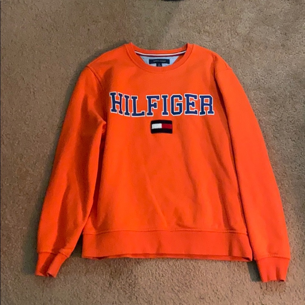 Orange crewneck